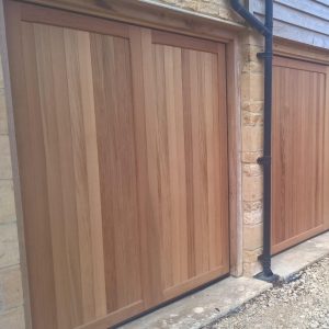 timber garage door