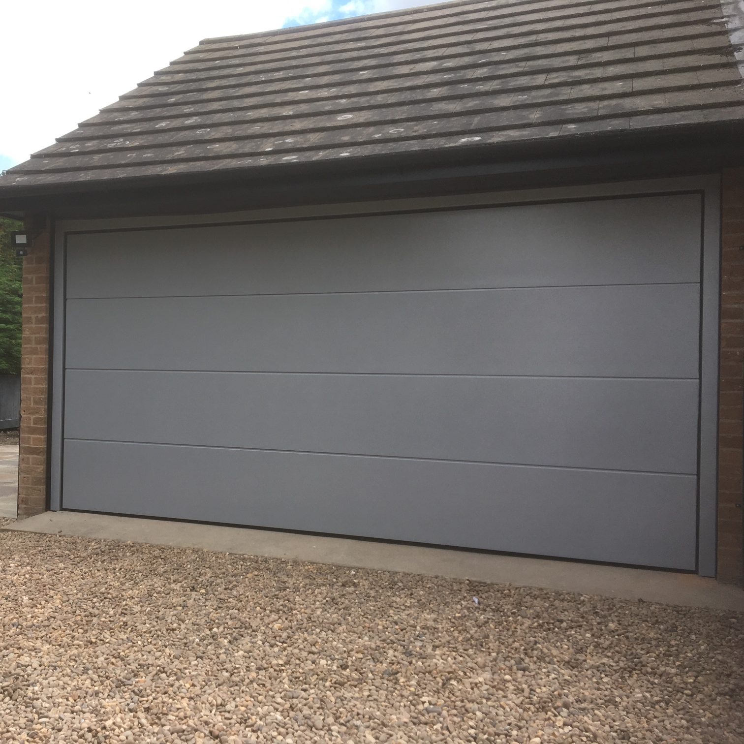 New Garage Door No Frame for Large Space